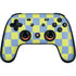 Neon Checkered Google Stadia Controller Skin